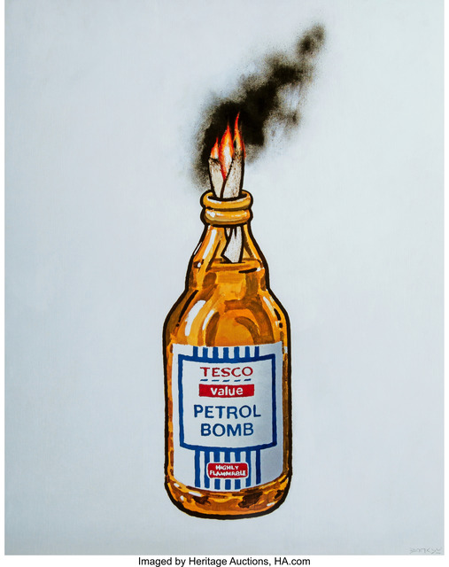 Banksy, ‘Tesco Value Petrol Bomb, poster’, 2011, Heritage Auctions