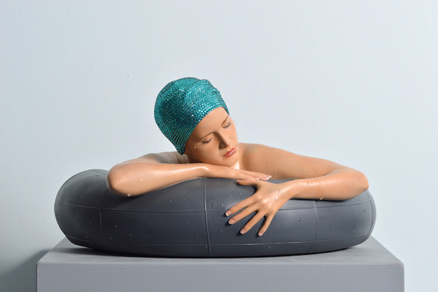 Carole A. Feuerman, ‘Miniature Serena with Crystal Cap (Zircon)’, 2017, Madison Gallery