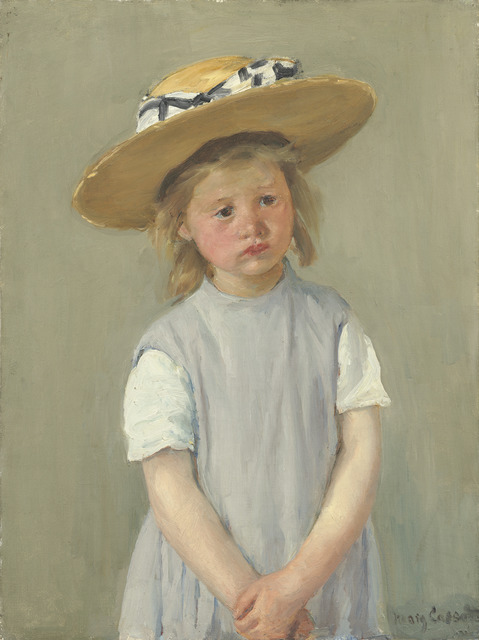 Mary Cassatt | Child in a Straw Hat (ca. 1886) | Artsy