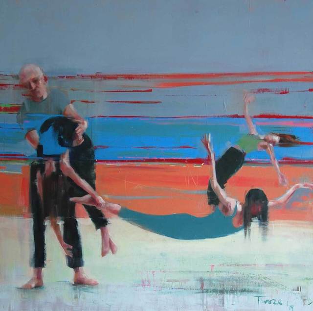 Richard Twose, ‘Odysseus and the Sirens’, 2017, Painting, Oil on Board, Catto Gallery