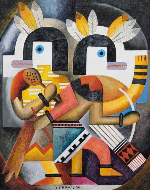 Emil Bisttram, ‘Hopi Dancers’, 1966, Addison Rowe Gallery
