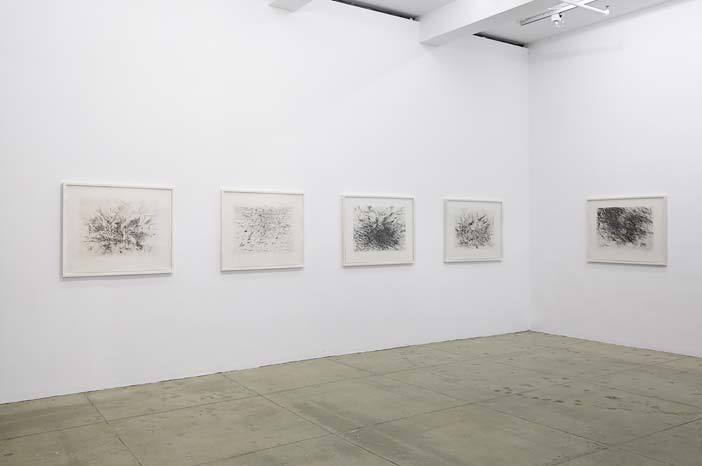 Julie Mehretu, LIMINAL SQUARED, Installation View, Marian Goodman Gallery, New York, May 11 - June 22, 2013 Julie Mehretu, LIMINAL SQUARED, Installation View, Marian Goodman Gallery, New York, May 11 - June 22, 2013