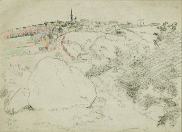 Lucien Pissarro, ‘Paysage’, ca. 1890, Stern Pissarro