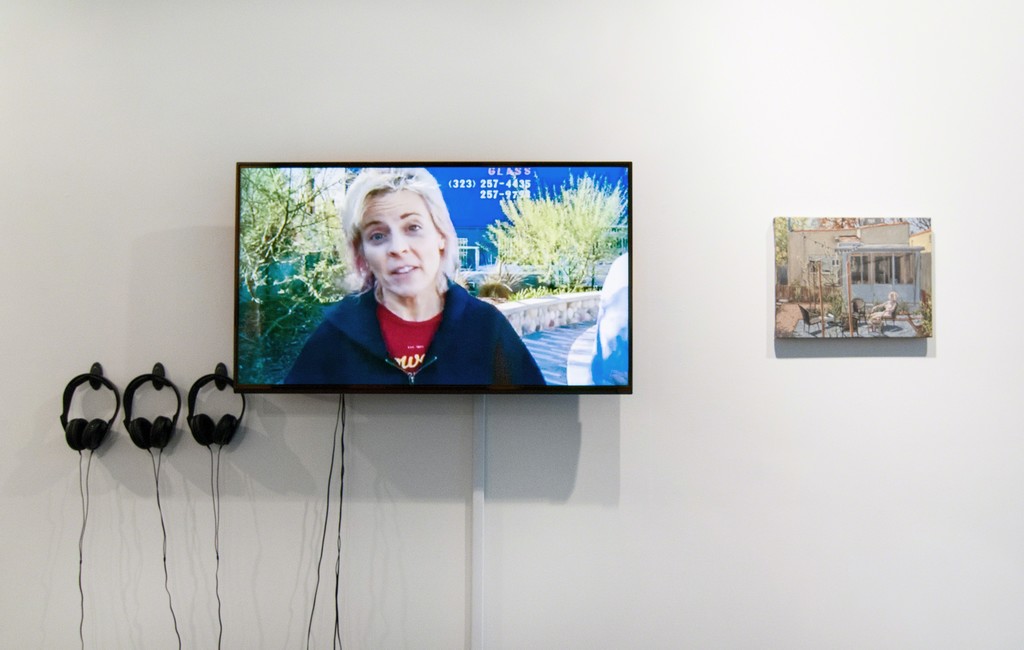 Video courtesy Maria Bamford and Scott Marvel Cassidy, painting by Scott Marvel Cassidy. Photo by Mario Gallucci. Video courtesy Maria Bamford and Scott Marvel Cassidy, painting by Scott Marvel Cassidy. Photo by Mario Gallucci.