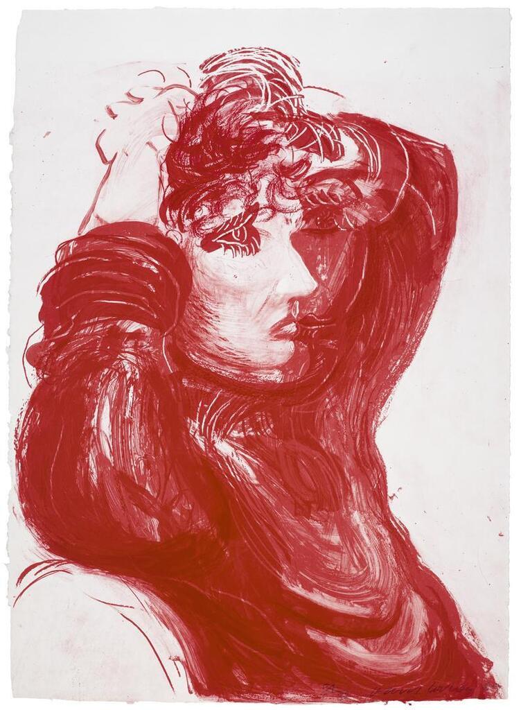 David Hockney - Red Celia