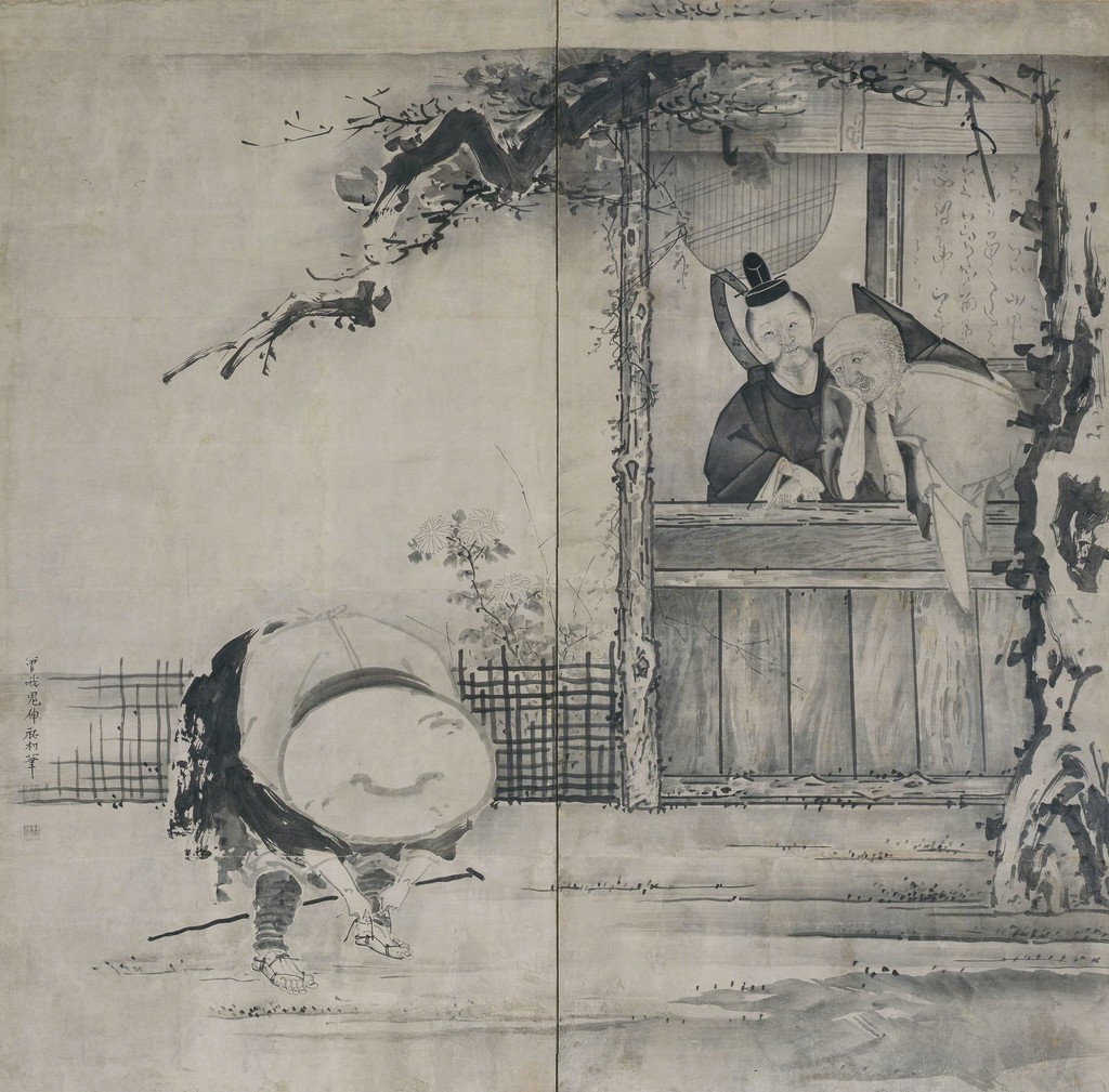 SOGA, Shōhaku, Teika, Jakuren, and Saigyō
Middle of Edo period
SOGA, Shōhaku, Teika, Jakuren, and Saigyō
Middle of Edo period