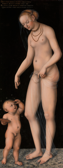 Lucas Cranach the Elder, ‘Venus with Amor the honey thief’, after 1537, Kröller-Müller Museum