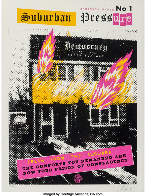 Shepard Fairey (OBEY), ‘Suburban Pressure’, 2016, Heritage Auctions