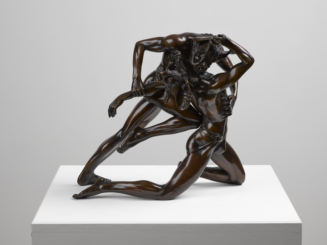 Raqib Shaw, ‘Duo After Bouguereau’, 2015, Sculpture, Bronze with Renaissance Patina, White Cube