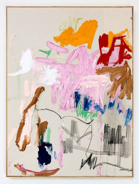 Thai Mainhard, ‘Love Song’, 2019, Painting, Acrylic oil stick, graphite and chalk on raw canvas, ROMAN SVIRIDOV