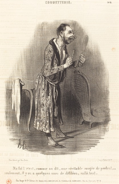Honoré Daumier, ‘Ma foi! c'est comme on dit...’, 1840, National Gallery of Art, Washington, D.C.