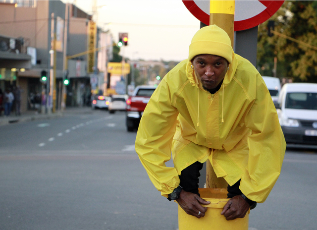 Thusi Vukani & Sparks Napoli, ‘Eskhaleni: In the Space (Yellow Bucket)’, 2019, David Krut Projects