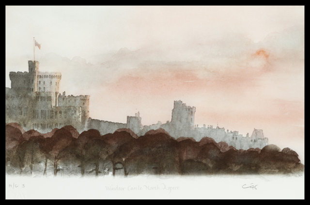HRH Prince of Wales, ‘Windsor Castle North Aspect’, Belgravia Gallery