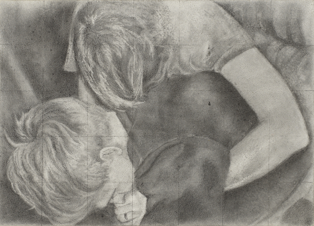 Rick Sindt, ‘Untitled #5’, 2018, Drawing, Collage or other Work on Paper, Graphite and graphite powder on panel, Gallery Victor Armendariz