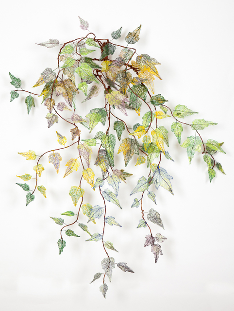 Lisa Kokin, ‘Sinuate’, 2015, Mixed Media, Thread, wire, and book page fragments from Organic Gardening., Seager Gray Gallery