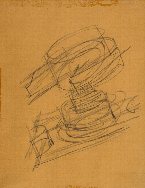 Fortunato Depero, ‘Untitled’, Drawing, Collage or other Work on Paper, Pencil drawing on paper, ArtRite