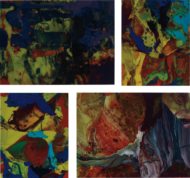 Gerhard Richter, ‘Four works: (i) Aladin (P10); (ii) Bagdad (P9); (iii) Bagdad (P10); (iv) IFRIT (P8)’, Each 2010, Phillips