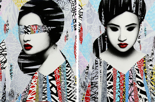 HUSH, ‘Faces I/II (2 Prints)’, 2019, Kumi Contemporary / Verso Contemporary