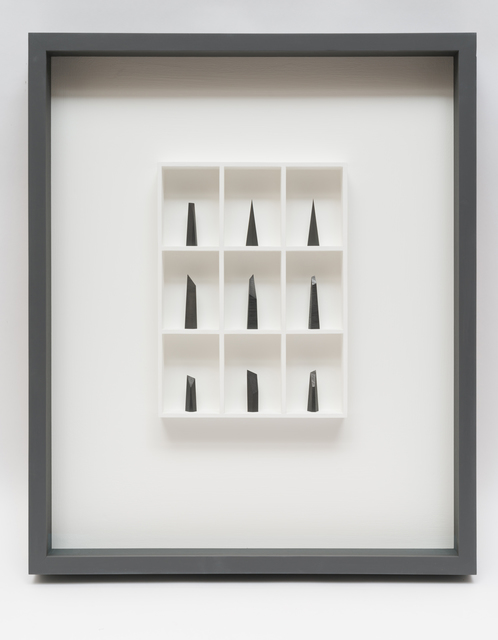 Paul Fry, ‘9 pieces of graphite (the edge of silence)’, 2019, bo.lee gallery