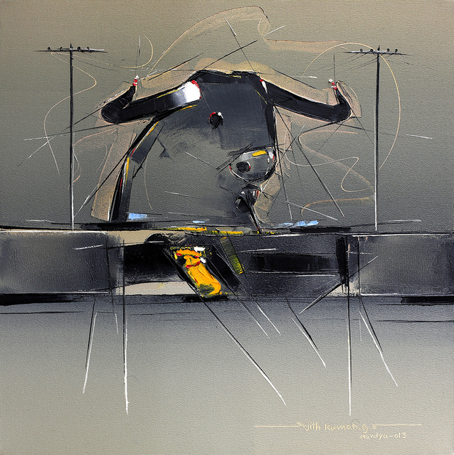 Sujth Kumar G.S. Mandya, ‘Bull Painting - 54’, 2004, MayinArt
