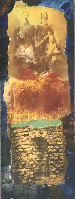 Arthur Sarkissian, ‘Family 10’, 2006-2007, Painting, Mixed media on canvas, Tufenkian Fine Arts