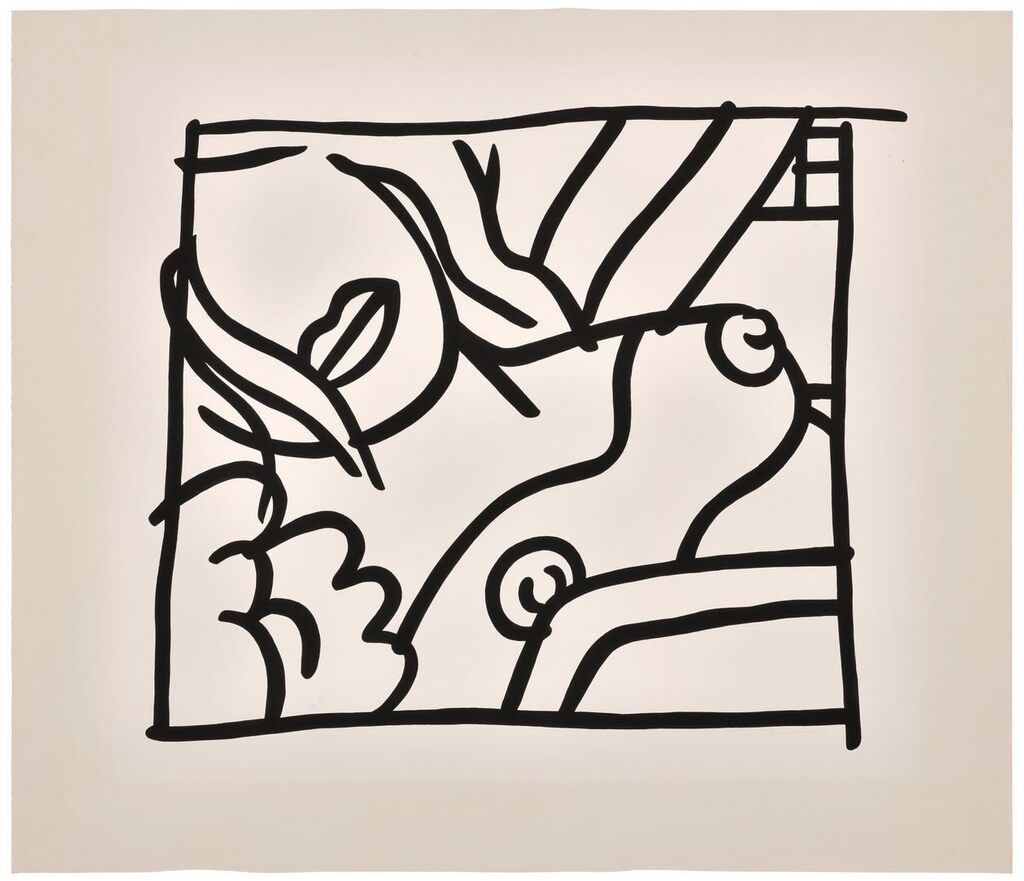 Tom Wesselman - Bedroom Blonde Doodle (Black)