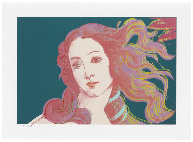 Andy Warhol, ‘Details of Renaissance Paintings (Sandro Botticelli, Birth of Venus, 1482): one plate’, 1984, Christie's