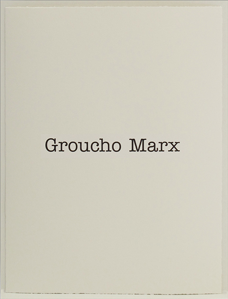 Simon Patterson, ‘Marx Brothers - Full 6 Print Set’, 2018, SCHOOL