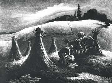Thomas Hart Benton, ‘Loading Corn’, 1945, Kiechel Fine Art