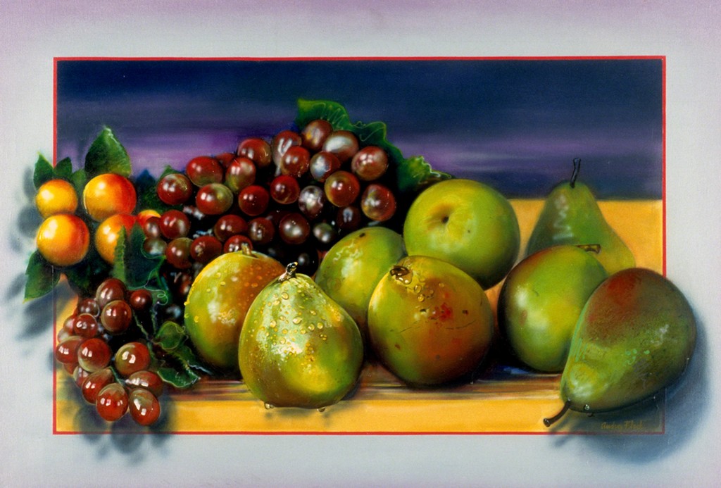 Audrey Flack | A Pear to Heade and Heal (1983) | Available for Sale | Artsy