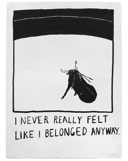 RF Alvarez, ‘Untitled ("I never really felt like I belonged anyway.")’, 2015, Uprise Art