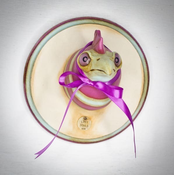 Valency Genis, ‘Tyra’, 2020, Sculpture, Epoxy clay, wood, wire, glass, acrylic & oil, Haven Gallery