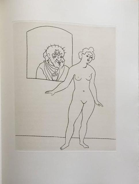 André Derain, ‘Erotic Female Nude - Etching from Le Satyricon’, 20th Century, Lions Gallery