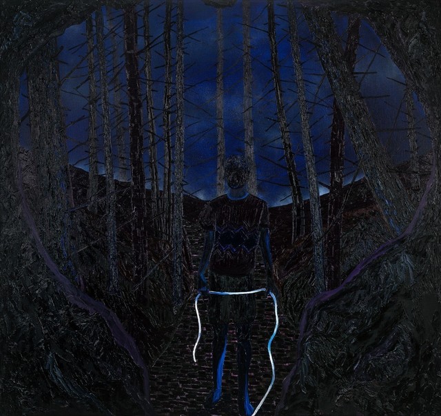 René Holm, ‘Don´t ever loose your ropes’, 2018, Painting, Oil/canvas, Benoni