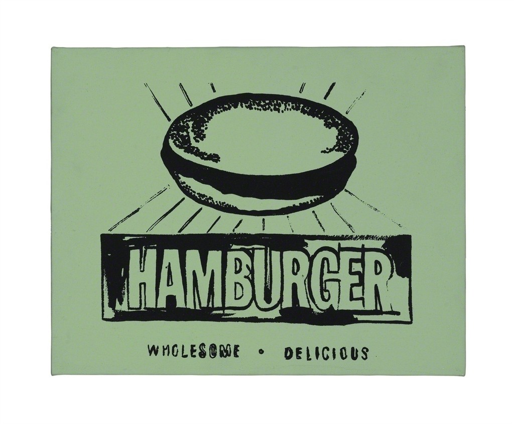 Andy Warhol - Hamburger (Green)