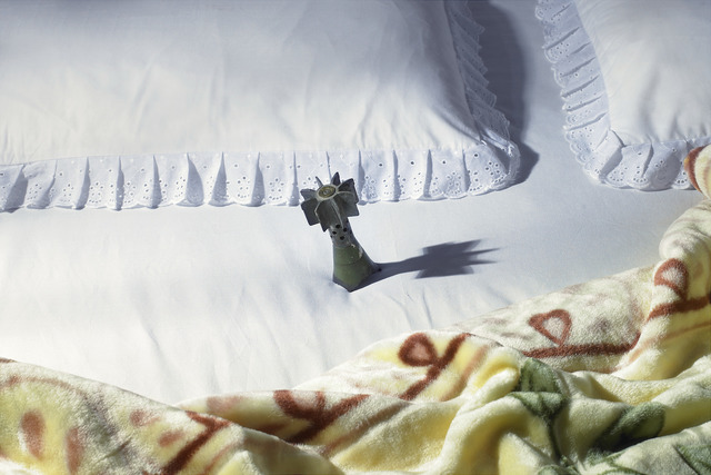 Shadi Ghadirian, ‘Nil Nil (grenade in mattress)’, 2008, Photography, Archival digital pigment print, Robert Klein Gallery