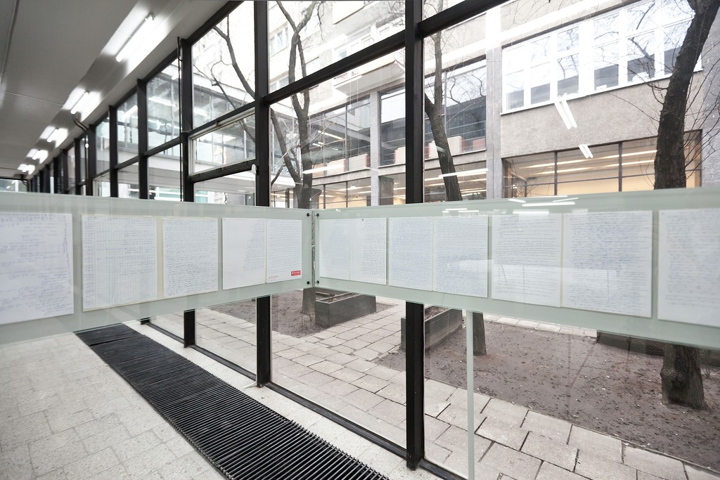 View of 'Why We Have Wars' exhibition, photo by Bartosz Stawiarski View of 'Why We Have Wars' exhibition, photo by Bartosz Stawiarski