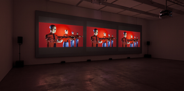 Kraftwerk, ‘3-D Video-Installation – 1 2 3 4 5 6 7 8, Installation View Sprüth Magers Berlin’, 2013, Video/Film/Animation, Sprüth Magers