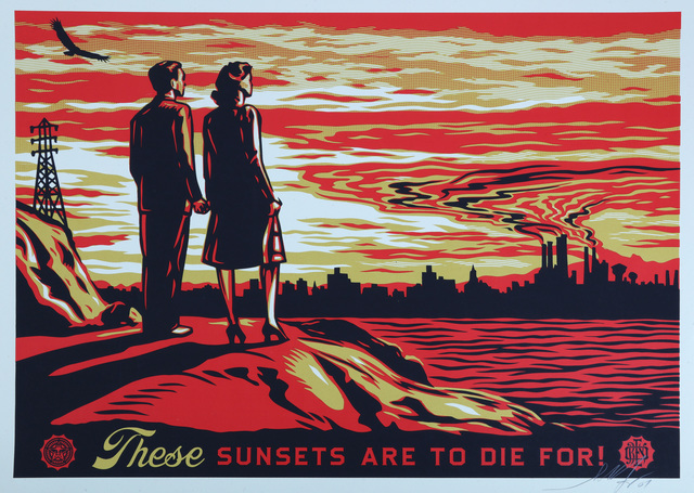 Shepard Fairey, ‘These Sunsets Are To Die For’, 2007, Chiswick Auctions