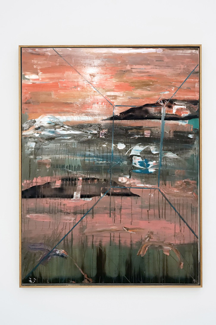 Benoît Maire, ‘Peinture de nuages’, 2018, Painting, Oil and spray painting on canvas, Galerie Nathalie Obadia