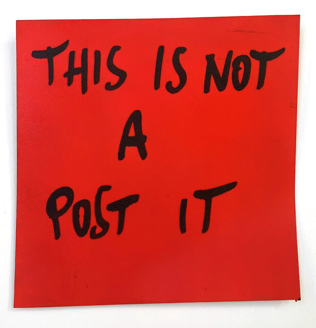 This is not a post it