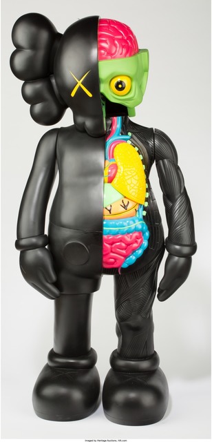 KAWS, ‘4 foot dissected companion (black)’, 2009, Heritage Auctions