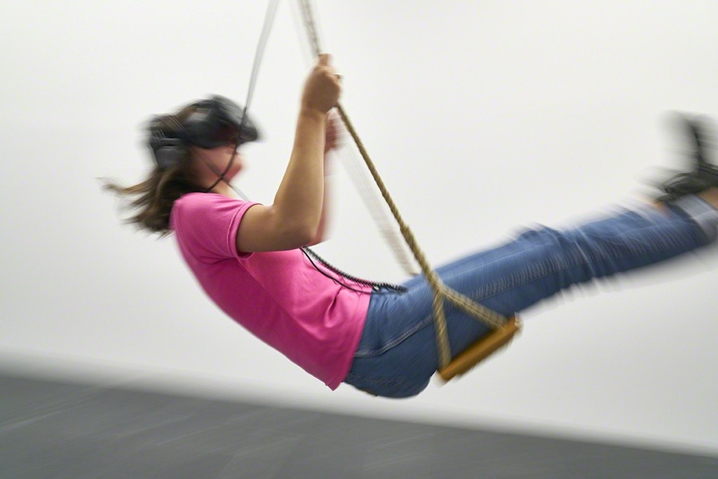 Christin Marczinzik & Thi Binh Minh Nguyen, "Swing", 2015, VR-application Christin Marczinzik & Thi Binh Minh Nguyen, "Swing", 2015, VR-application