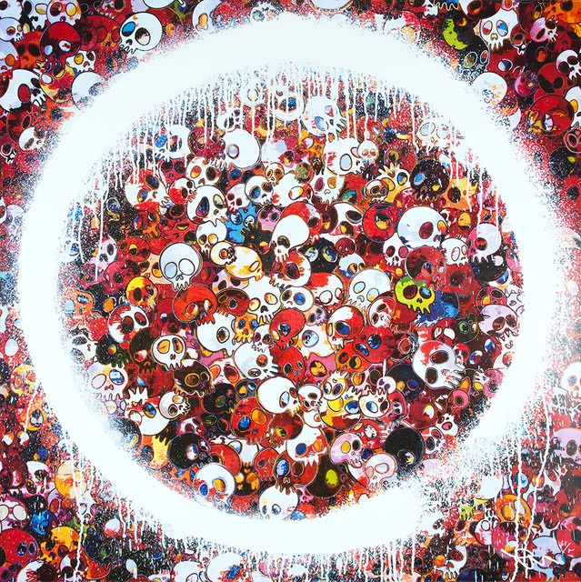 Takashi Murakami Enso Memento Mori Red (2015