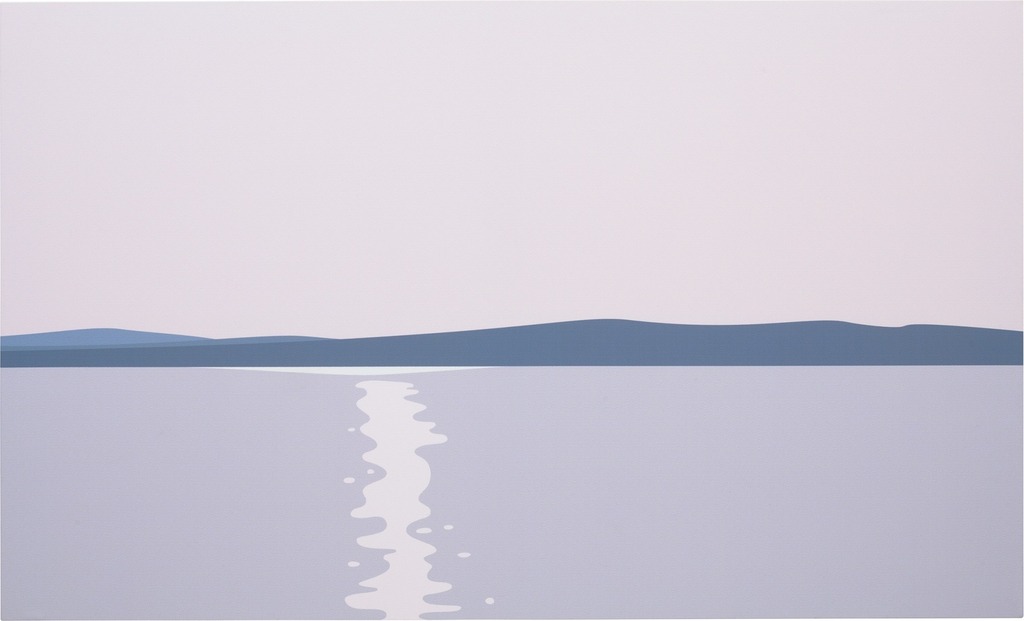 Julian Opie - Though it was still early summer the last few days had been hot and clear. The gallery faced a park but I ha...