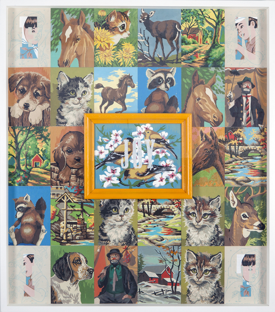 Trey Speegle, ‘En-JOY-It’, 2011, Painting, Vintage paint by number panels in shadow box, Gallery 52