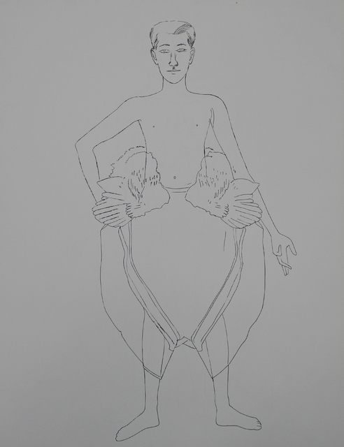 Surendran Nair, ‘Untitled (Drawing 12)’, 2016-2017, Drawing, Collage or other Work on Paper, Pen on paper, Aicon Gallery
