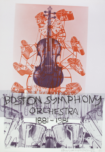 Robert Rauschenberg | Boston Symphony Orchestra Poster (1981) | Artsy