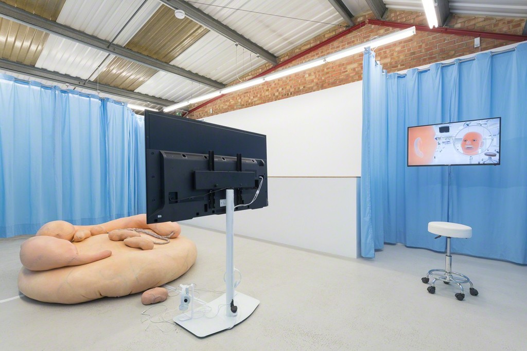 Installation view of Stine Deja and Marie Munk ‘Synthetic Seduction’ at Annka Kultys Gallery, London 2018. Photo: Annka Kultys Gallery (Damian Griffiths) Installation view of Stine Deja and Marie Munk ‘Synthetic Seduction’ at Annka Kultys Gallery, London 2018. Photo: Annka Kultys Gallery (Damian Griffiths)