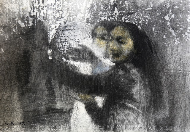 Houssam Ballan, ‘Untitled’, 2009, Painting, Mixed Media on Paper, Janet Rady Fine Art